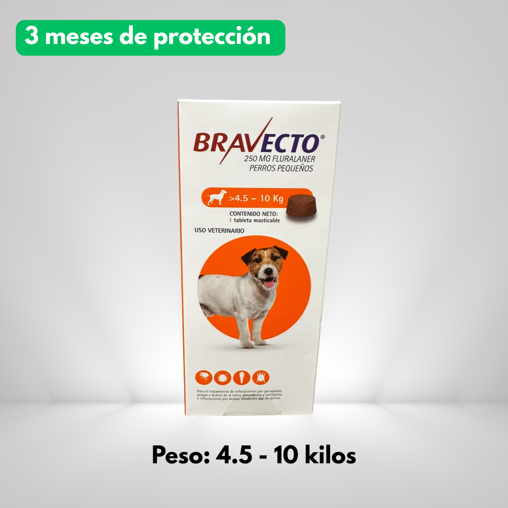 Bravecto® Tableta Masticable para Perros – Protección por 3 Meses
