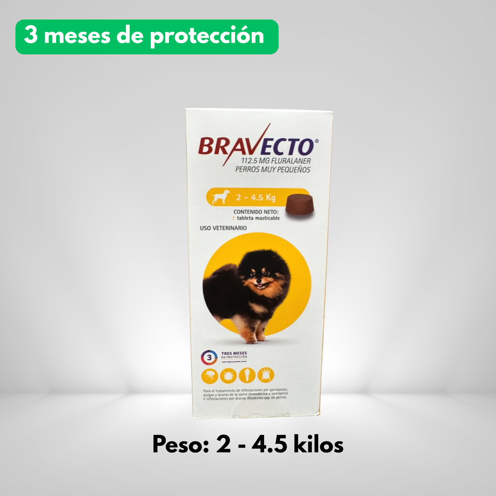 Bravecto® Tableta Masticable para Perros – Protección por 3 Meses